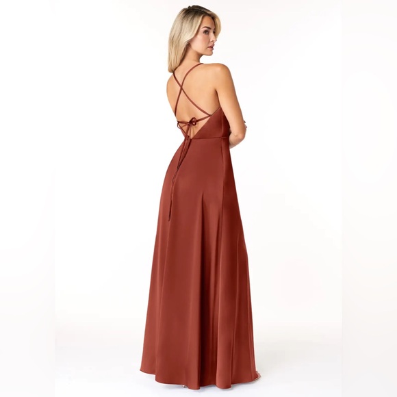 Azazie Madaleine A2 Terracotta - Picture 6 of 6